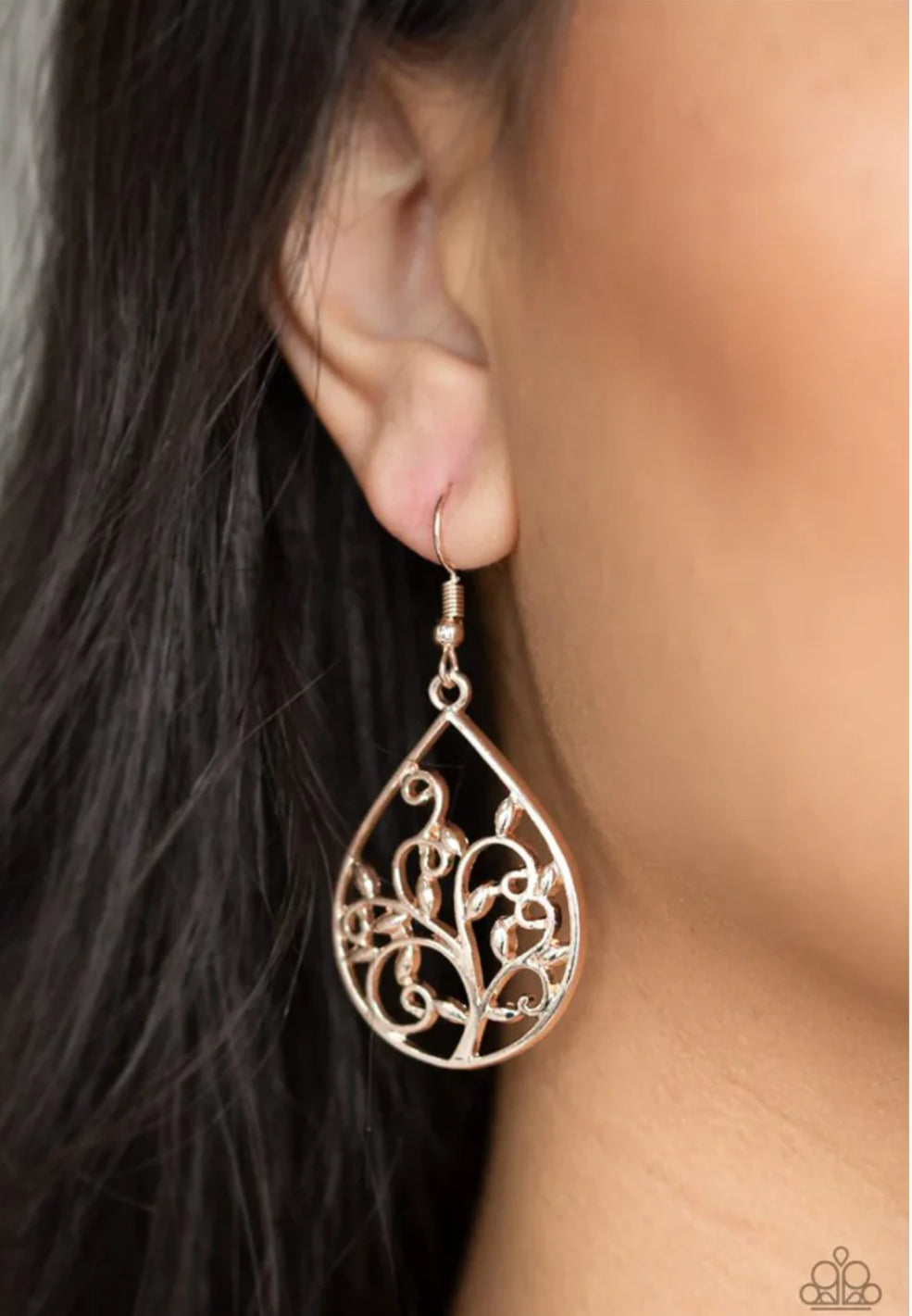 Enchanted Vines - Rose Gold Earrings book 1 GE  7